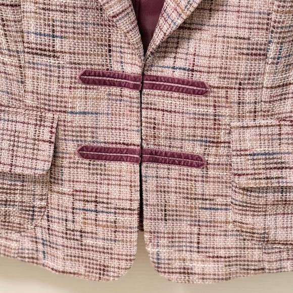 Parallel Elegant Pink Tweed Blazer Sz 4 EUC - Picture 3 of 10
